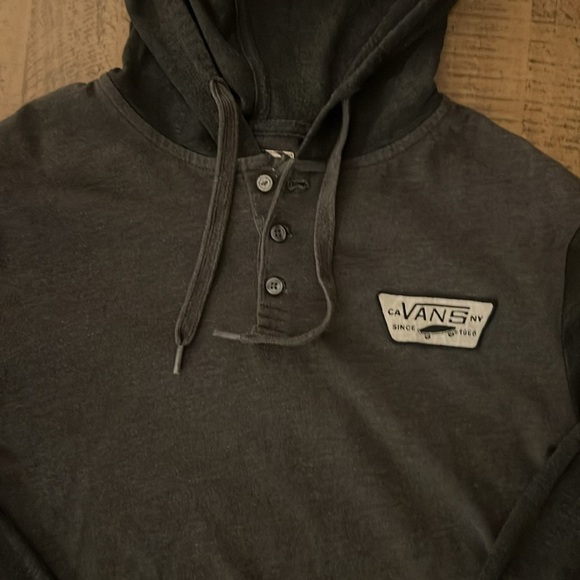 Vintage Vans Off The Wall Light Weight Hoodie - Size Medium - Picture 6 of 11